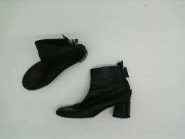 Women's leather high heels