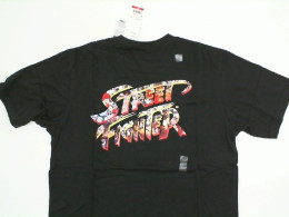 Black T-shirt with Street Fighter print size L