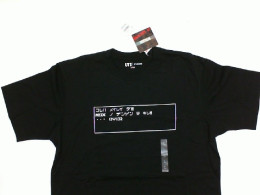 Black T-shirt with GAME OVER print size L