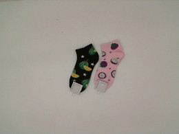 Set of Socks Black&Pink (2 Pcs/Set)