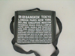 Gray UNIQLO Bag with City Print Gray UNIQLO Bag with City Print