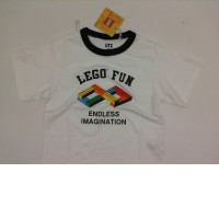 UNIQLO kids white T-shirt with LEGO logo