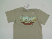 Children's beige UNIQLO T-shirt with Chip and Dale logo
