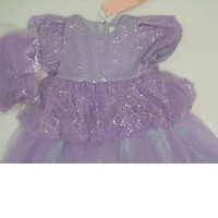 Children's purple dress