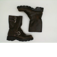 Dark brown boots ZARA size 39