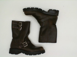 Dark brown boots ZARA size 39