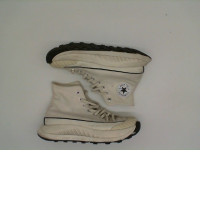 White CONVERSE high-top sneakers