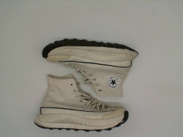 White CONVERSE high-top sneakers