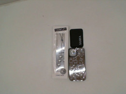 Set Of Mobile Case (Black & Silver)