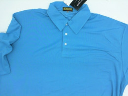 Big size blue polo