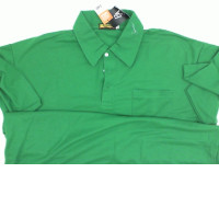 Big size green polo