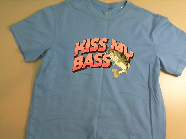 Blue T-shirt with fish Blue T-shirt with fish