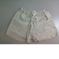 Women's cotton shorts, beige Women's cotton shorts, beige