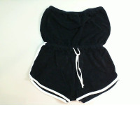 Women's velor jumpsuit black