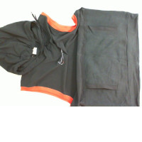 Men's black sleeveless vest with hood NIKE