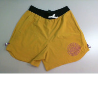 Men's sports shorts, with elastic, mustard color Men's sports shorts, with elastic, mustard color