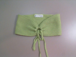 Women's green knitted top