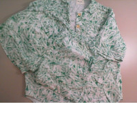 Suit women's cotton shirt+shorts