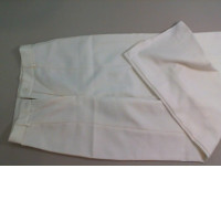 Women's trousers white classic style Women's trousers white classic style