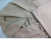 Women's long cashmere coat with a beige belt Women's long cashmere coat with a beige belt