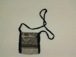 Souvenir blue Thai handbag with an image of an elephant Souvenir blue Thai handbag with an image of an elephant