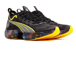 Puma Men Fast-R Nitro Elite Marathon Series Black Yellow 378465-01 Puma Men Fast-R Nitro Elite Marathon Series Black Yellow 378465-01