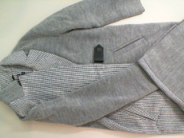 Women's warm coat gray long wool