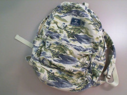 Bright fabric backpack