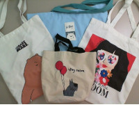 Set of 4 fabric bags