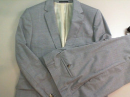 Men's set gray jacket + gray classic trousers