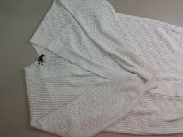 Knitted women's sweater, white