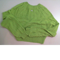 Knitted women's sweater green Knitted women's sweater green