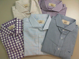 Men's shirts with custom sewing with initials 5 colors Men's shirts with custom sewing with initials 5 colors