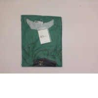 Green HAN SY SOCIETY t-shirt with cat print