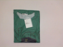 Green HAN SY SOCIETY t-shirt with cat print