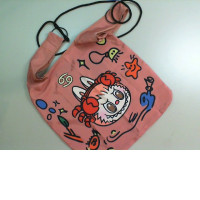 Cloth bag with lacing