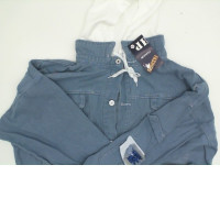 Denim jacket with white hood size 3XL