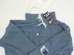 Denim jacket with white hood size 3XL