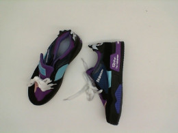 Multi colored shoes FASHION: Black, Purple ,Blue 