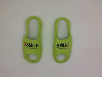 Light green SUPER SMILE MAKE SHOES slippers