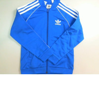Sports jacket for a child, blue ADIDAS
