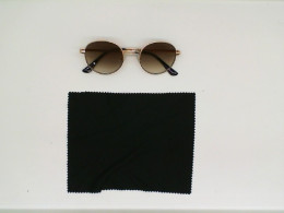 Sunglasses with a cleaning cloth