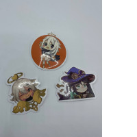 Anime stickers, set of 3