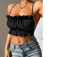 Black women's top SHEIN PETITE
