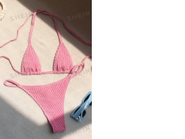 Pink SHEIN women's swimsuit