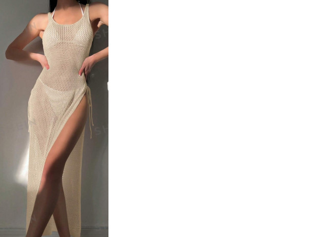 Beige SHEIN beach dress Beige SHEIN beach dress
