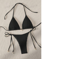 Black SHEIN women's swimsuit Black SHEIN women's swimsuit