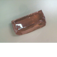 Pink glass for decorating stained glass