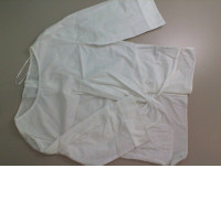 Women's shirt, buttons on the back