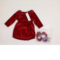 Children's red dress SHEIN complete with sandals